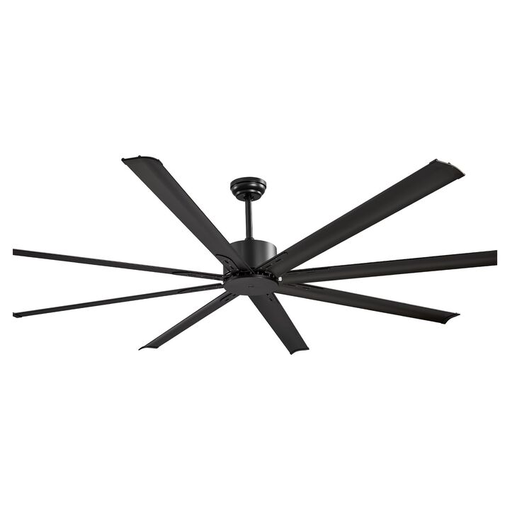 84 Inch Ceiling Fan No Light 8 Blade Remote Reversible DC Motor