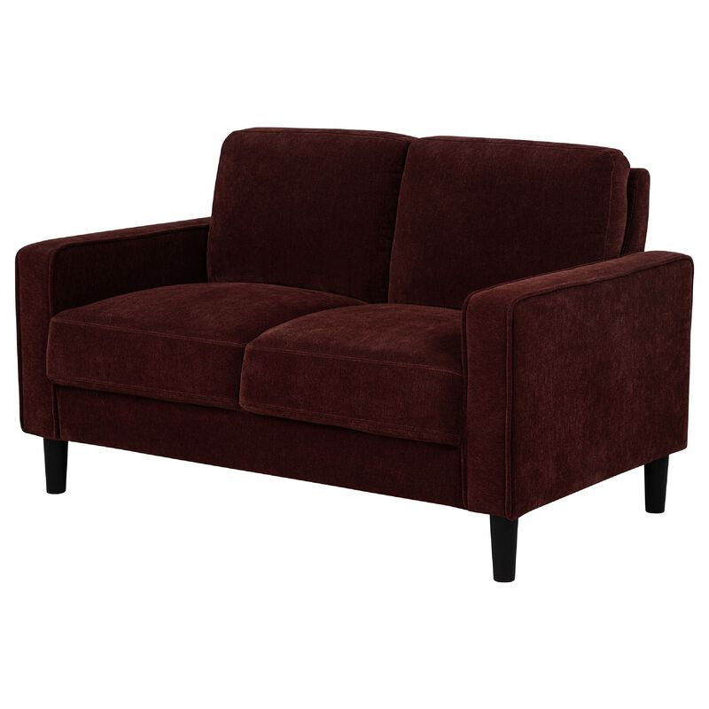 Rumi Loveseat, Track Arms w Piping, Foam Fill Upholstery image number 5
