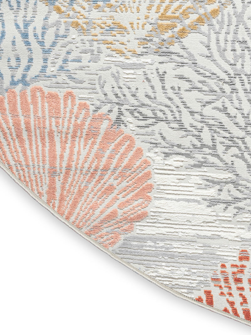 Seaside SDS04 Multicolor 5'3" x Round Rug