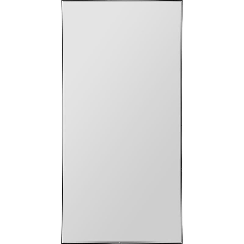 60" Black Framed Rectangular Wall Mirror