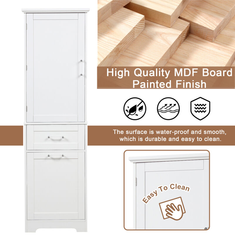 Tulklu Tall Bathroom Storage Cabinet image number 6