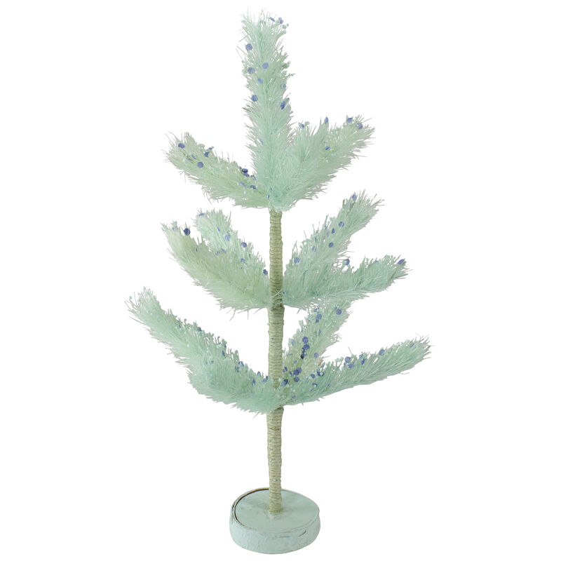 19" Pastel Green Pine Artificial Easter Tree - Unlit
