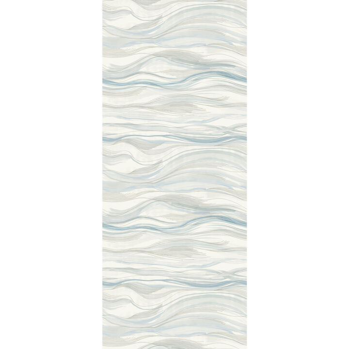 Currents Blue Wall Mural
