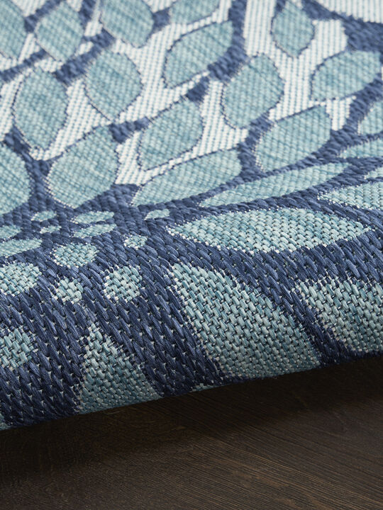 Garden Oasis GOA06 Navy 6' x 9' Rug