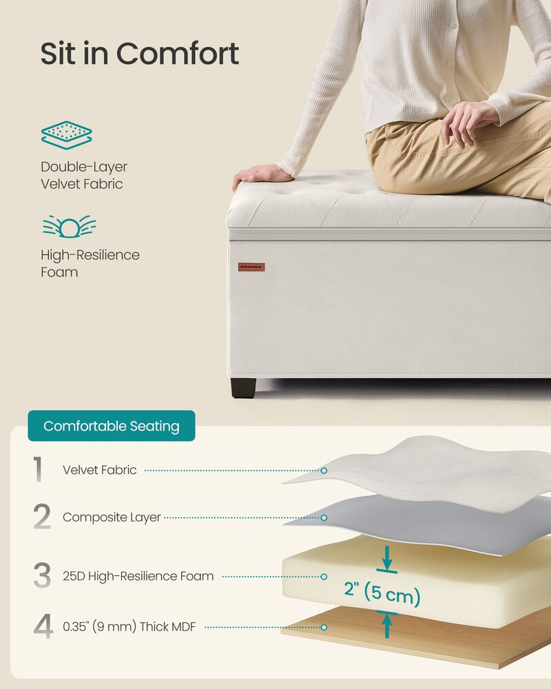 Mini Footstool Ottoman with Legs – Padded Small Footrest for Comfort and Style in Any Room