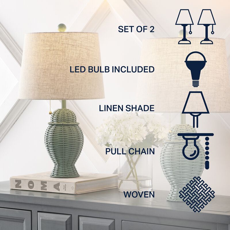 Margie Bohemian Rustic Iron LED Table Lamp