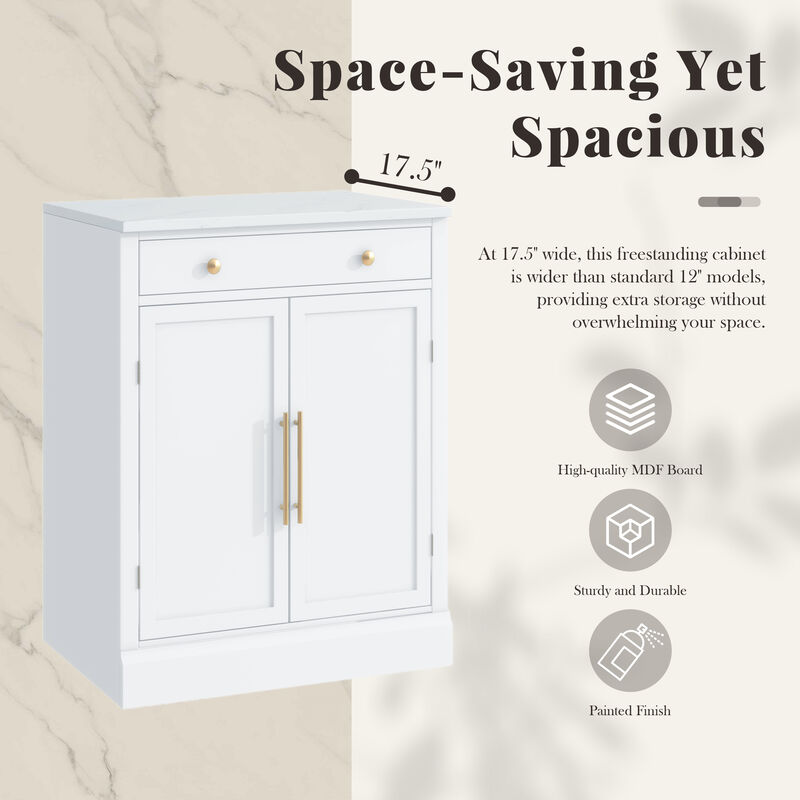 Merax Modern Freestanding Kitchen Pantry