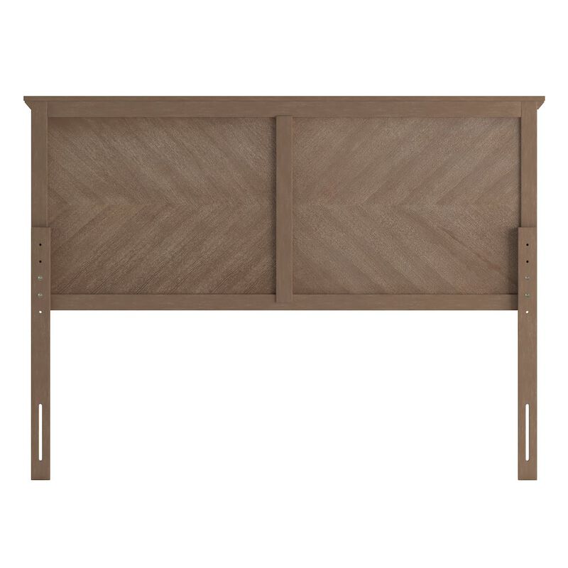 Flash Furniture Contemporary Queen Size Herringbone Pattern Headboard image number 2