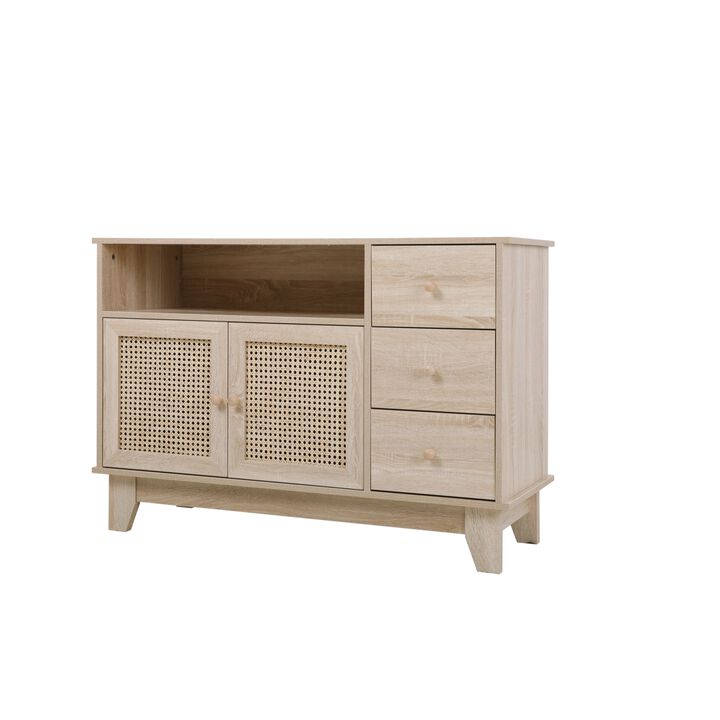 Loft Lyfe Ina Sideboard, Console Table, Media Center, Natural