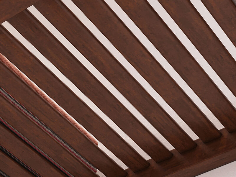 Solid Wood Walk-In Closet Organizer with 3 Shaker Style Drawers