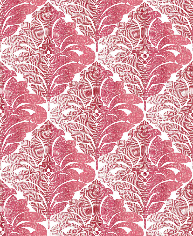 Balangan Red Damask Wallpaper image number 0