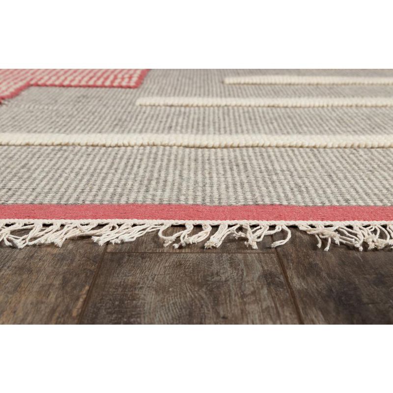 Novogratz Contemporary Rectangle Area Rug, Pink, 3'6 X 5'6