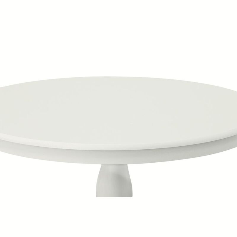 Carolina Living Fairview 42 Round Pedestal Dining Table - White