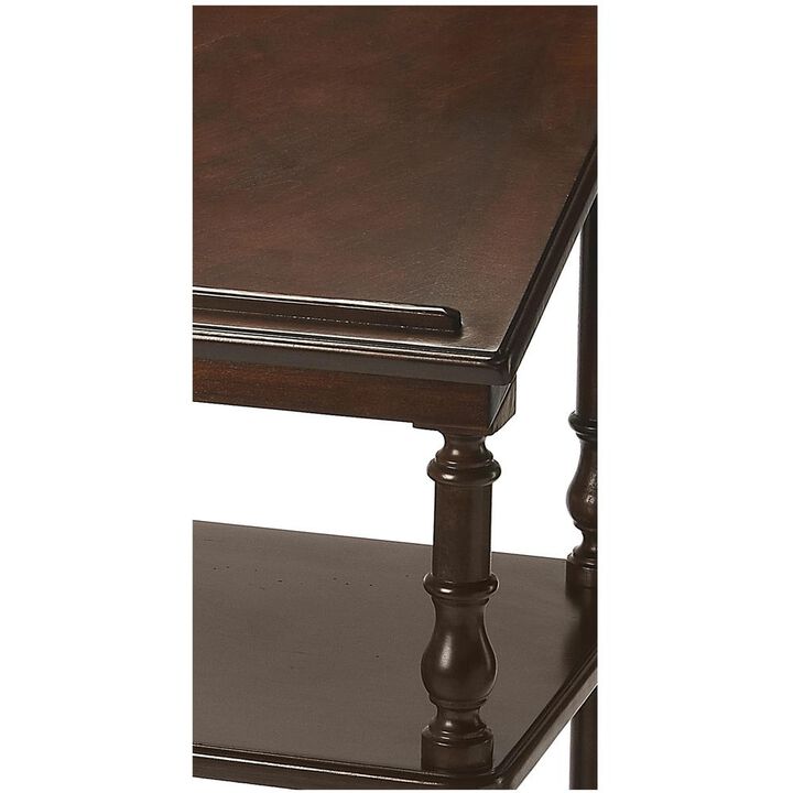 Butler Specialty Alden Library 4-Tier Stand, Dark Brown