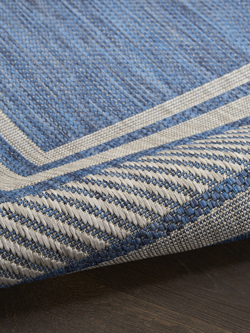 Horizon Indoor/Outdoor HOZ03 Denim 4' x 6' Rug