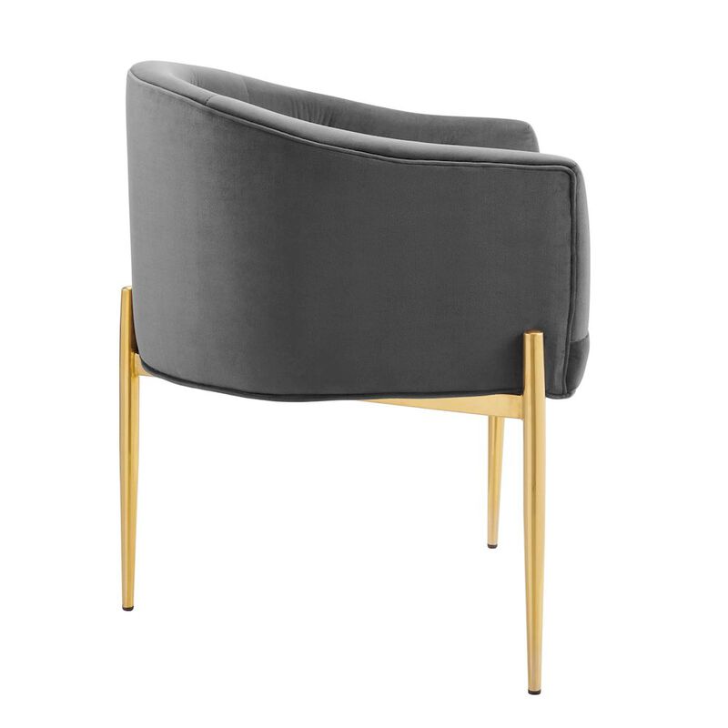 Savour Tufted Performance Velvet Accent Chairs Set of 2 image number 2