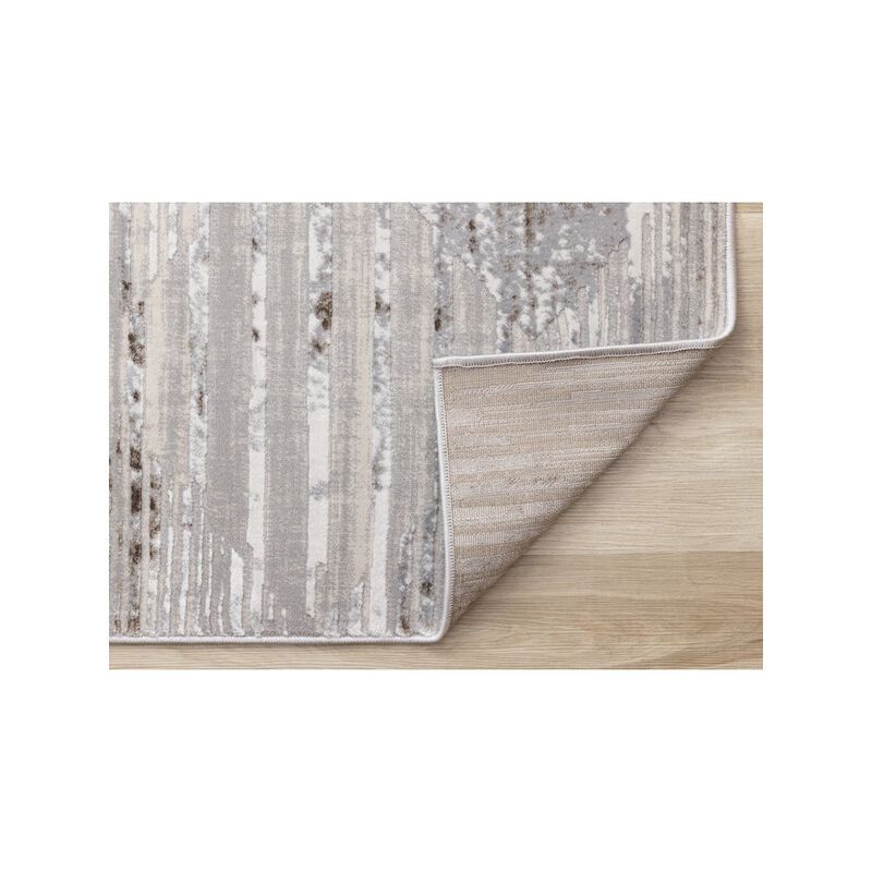 Novelle Home Layla Grey Brown Beige Abstract Rug, 5'3 x 7'7 image number 4