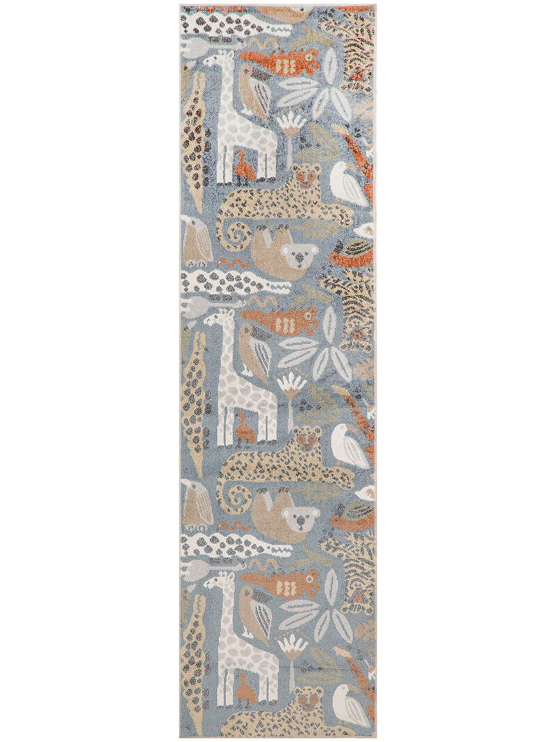 Astra Machine Washable ASW01 Multicolor 2' x 6' Rug