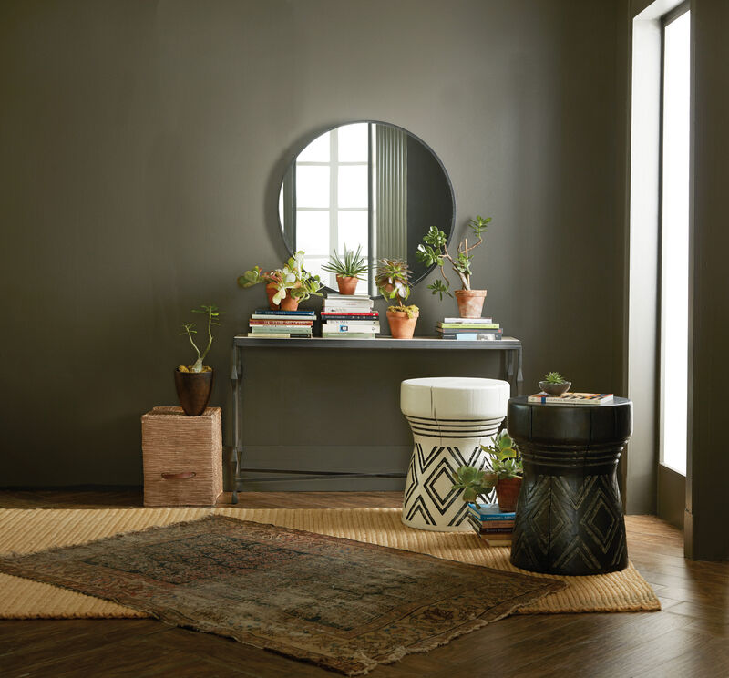 Commerce & Market Carved Stump Side Table