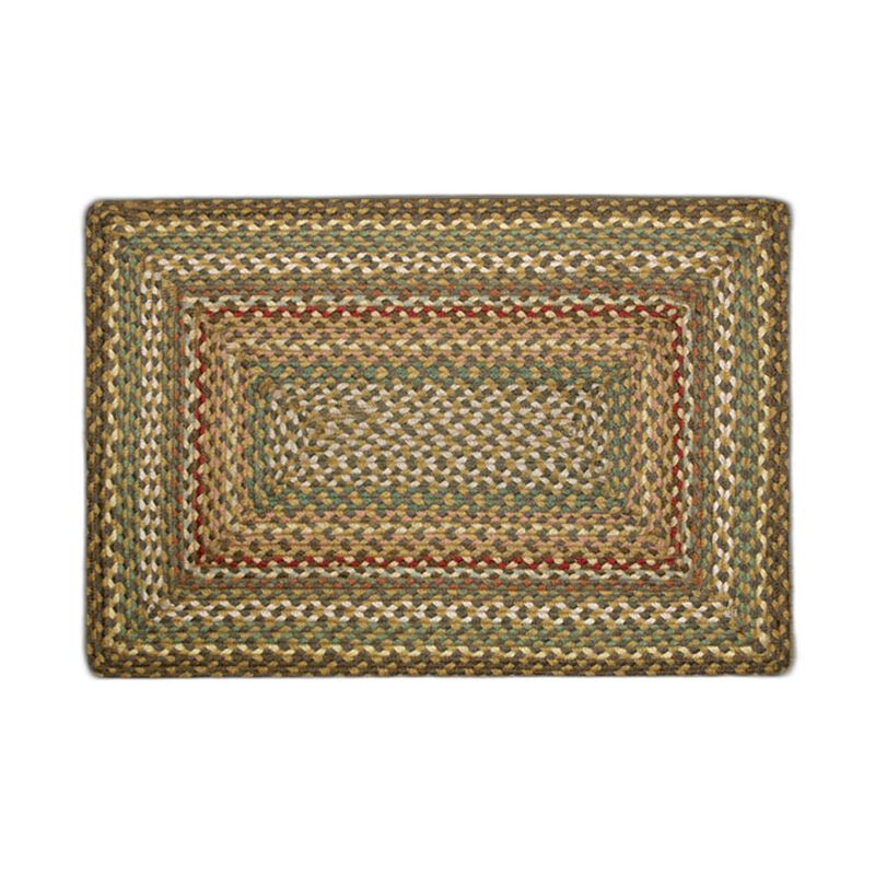 Earth Rugs Rc-51 Fir Tonal Rectangle Braided Rug 3 Feet X 5 Feet image number 0