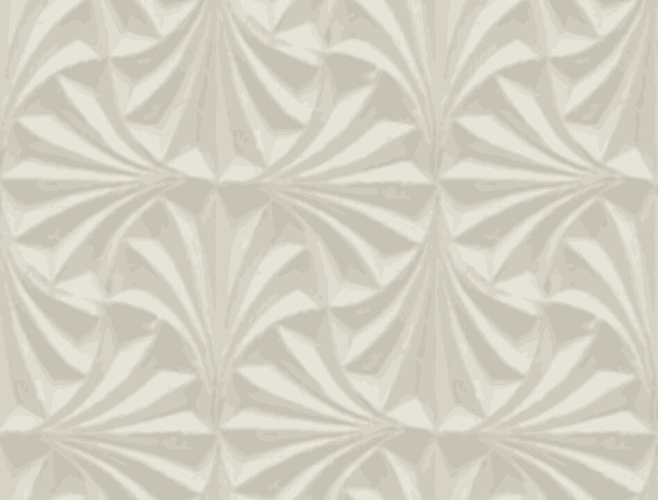 Sculpted Taupe Fans Wallpaper