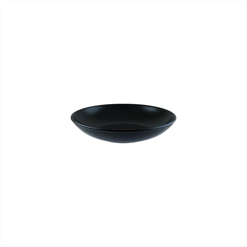 Notte dia.9" h:2" 34 oz. Round Black Vitrified Bowl (Set of 4) image number 2