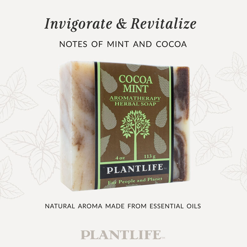 Plantlife Bar Soap - Cocoa Mint 6 Pack image number 2