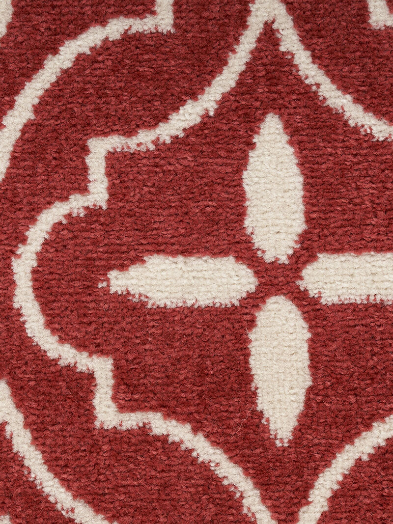 Nourison Essentials NRE04 Brick/Ivory 5' x 7' Rug