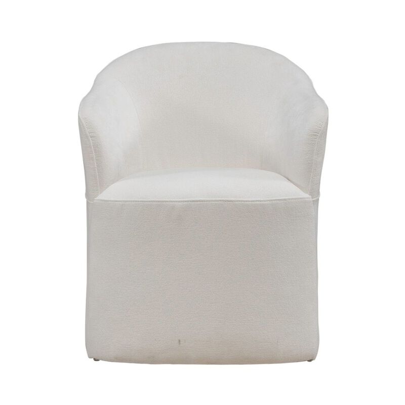 Liberty Furniture Accent Dining Chairs with Castors - Squared Arm - Ivory Upholstry - Set of Four image number 1