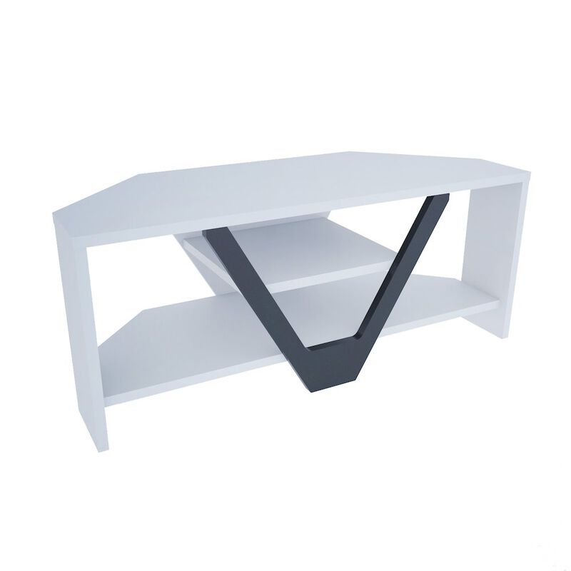 Decorotika Karin Tv Stand - White Black