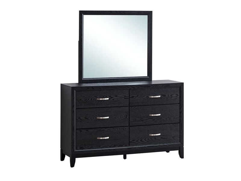 Glasgow 39 in. W x 35 in. H Rectangle Framed Dresser Mirror