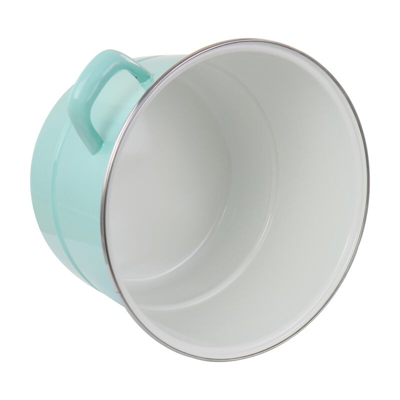 Martha Stewart 16 quart Turquoise Steel Steamer Pot
