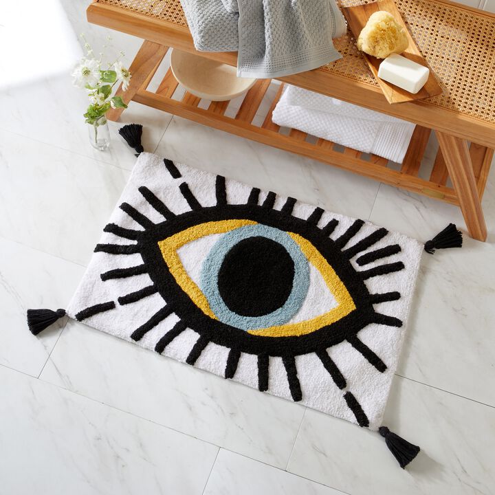 Market & Place Cotton Tufted Printed Bath Rugs