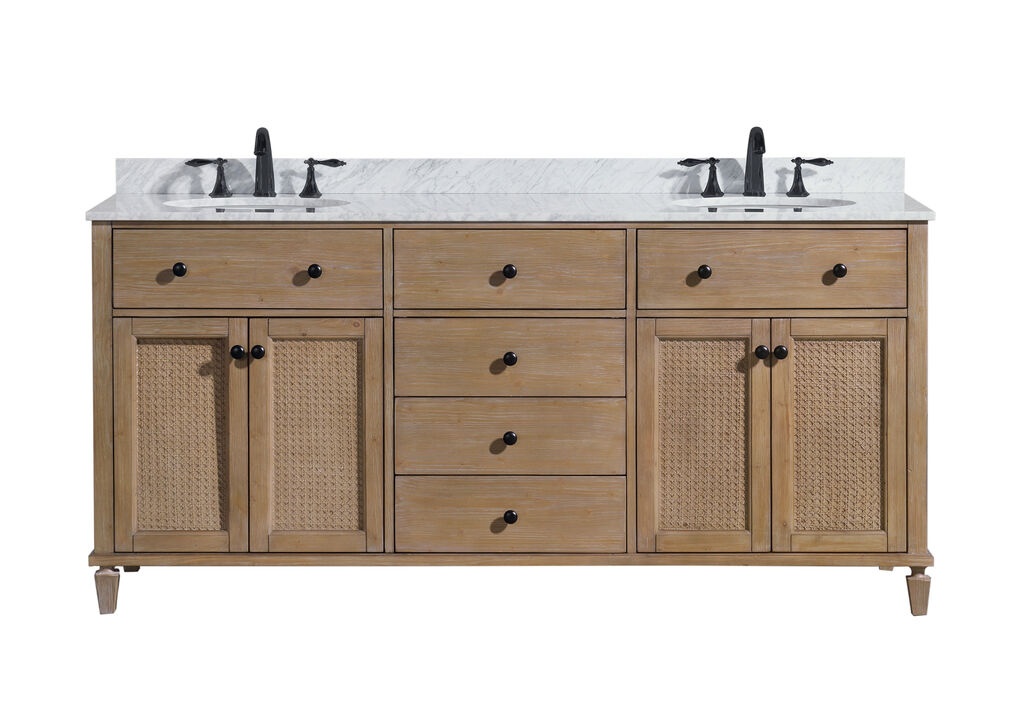 Annie 72" Bathroom Vanity Weathered Fir