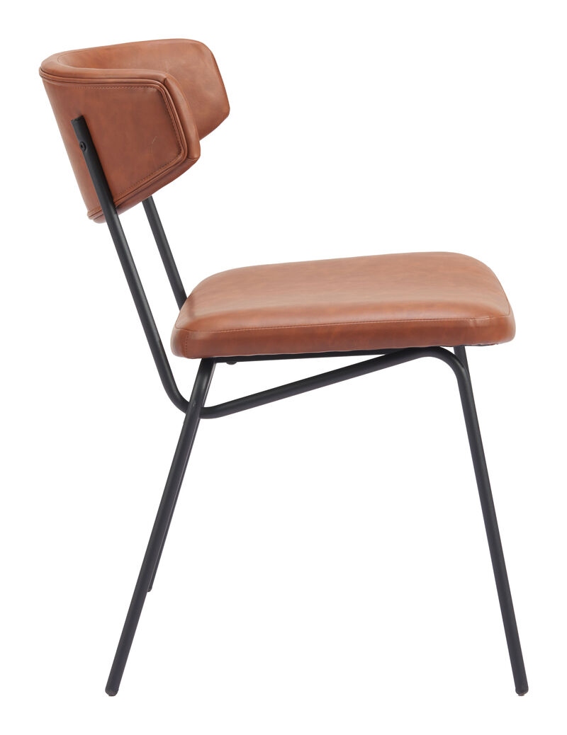 Charon Dining Chair (Set of 2) Vintage Brown image number 4