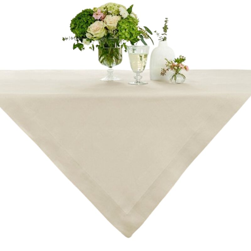 Solino Home Fete 100% Linen Table Throw &ndash; Handcrafted, Machine Washable, Perfect for Holiday and Everyday Dining