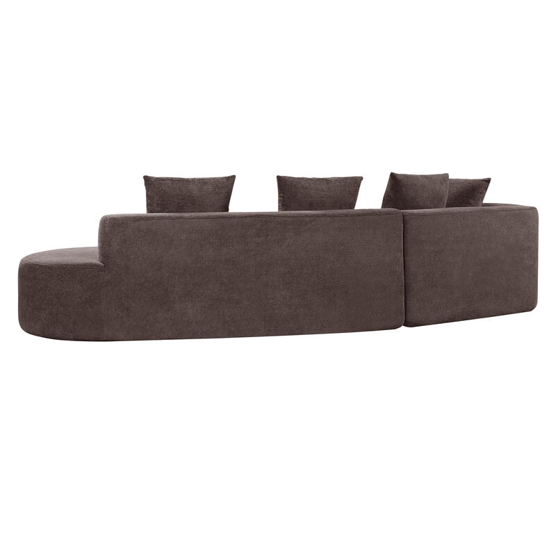 Gastdo  Curved Sectional Sofa image number 5