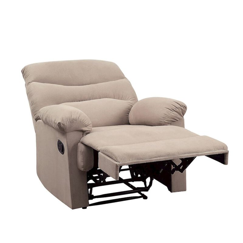 Plethoria Home Pillow Top Arms Recliner with Tufted Back