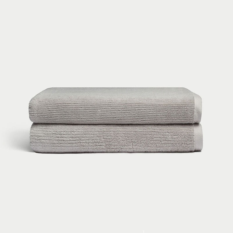 Ribbed Terry Bath Sheets