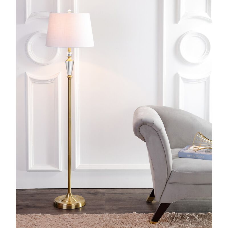 Harper Crystal / Metal LED Floor Lamp