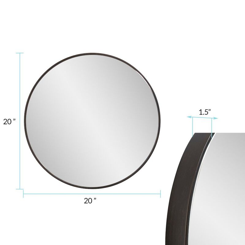 Howard Elliott Balducci Round Mirror- Small image number 5