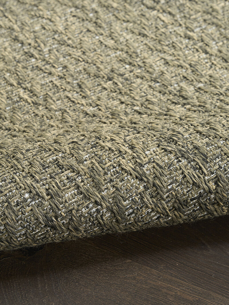 Tulum TLM02 Olive 4' x 6' Rug