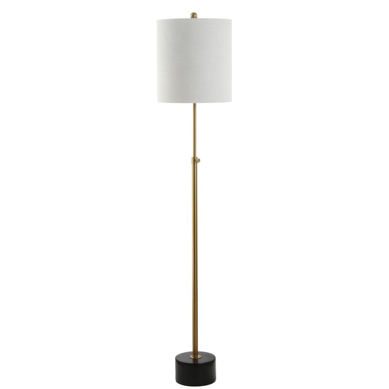 Crosby Adjustable Height Metal LED Floor Lamp