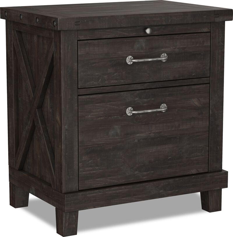 Yosemite Solid Wood Nightstand in Cafe image number 4