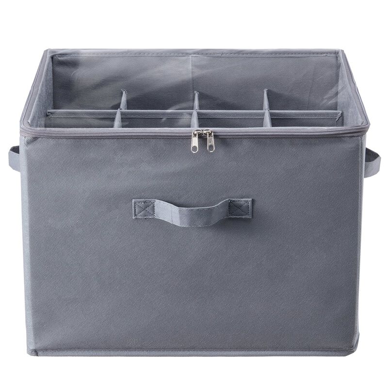 Under Bed Shoe Storage Organizer with 16 Compartments and Adjustable Dividers image number 0