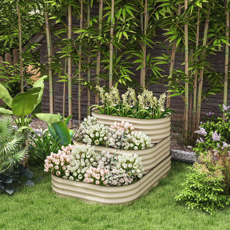 Hivvago 3-Tier Raised Garden Bed Set image number 1