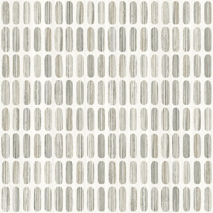 Petite Pergola Grey & Taupe Wallpaper