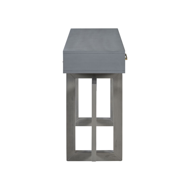 Merax Modern Console Table with Three Drawers
