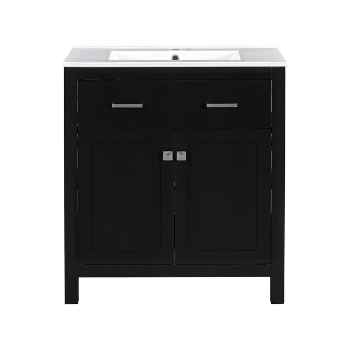 30inch Modern Bathroom Vanity Cabinet Combo