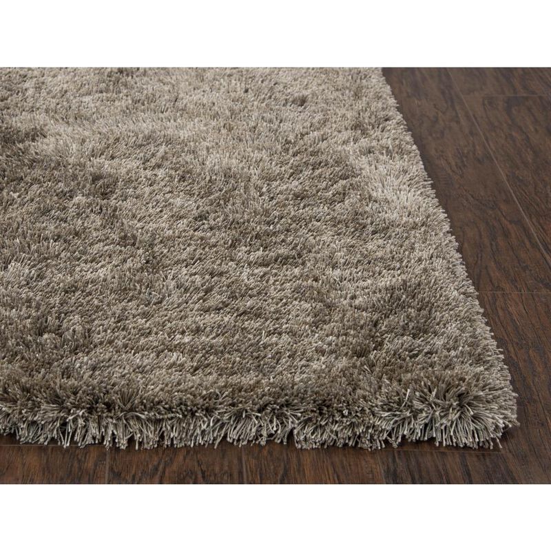 Hand Tufted Cut Pile Polyester Rug, 7'6" x 9'6"